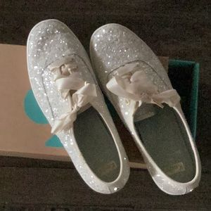 Kate Spade Keds Glitter Sneakers